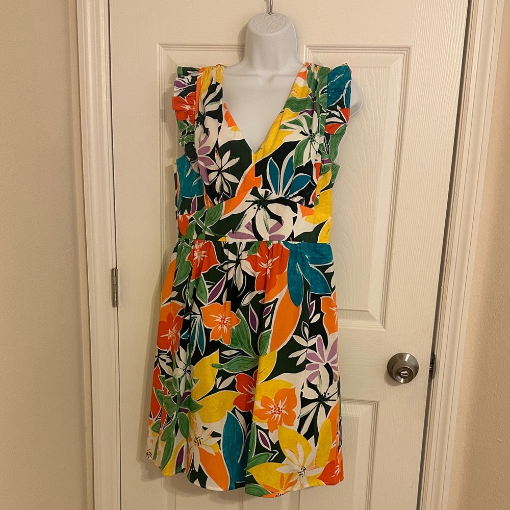 Maggy London Floral Sleeveless Dress